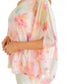White Birch - Floral Peplum Blouse