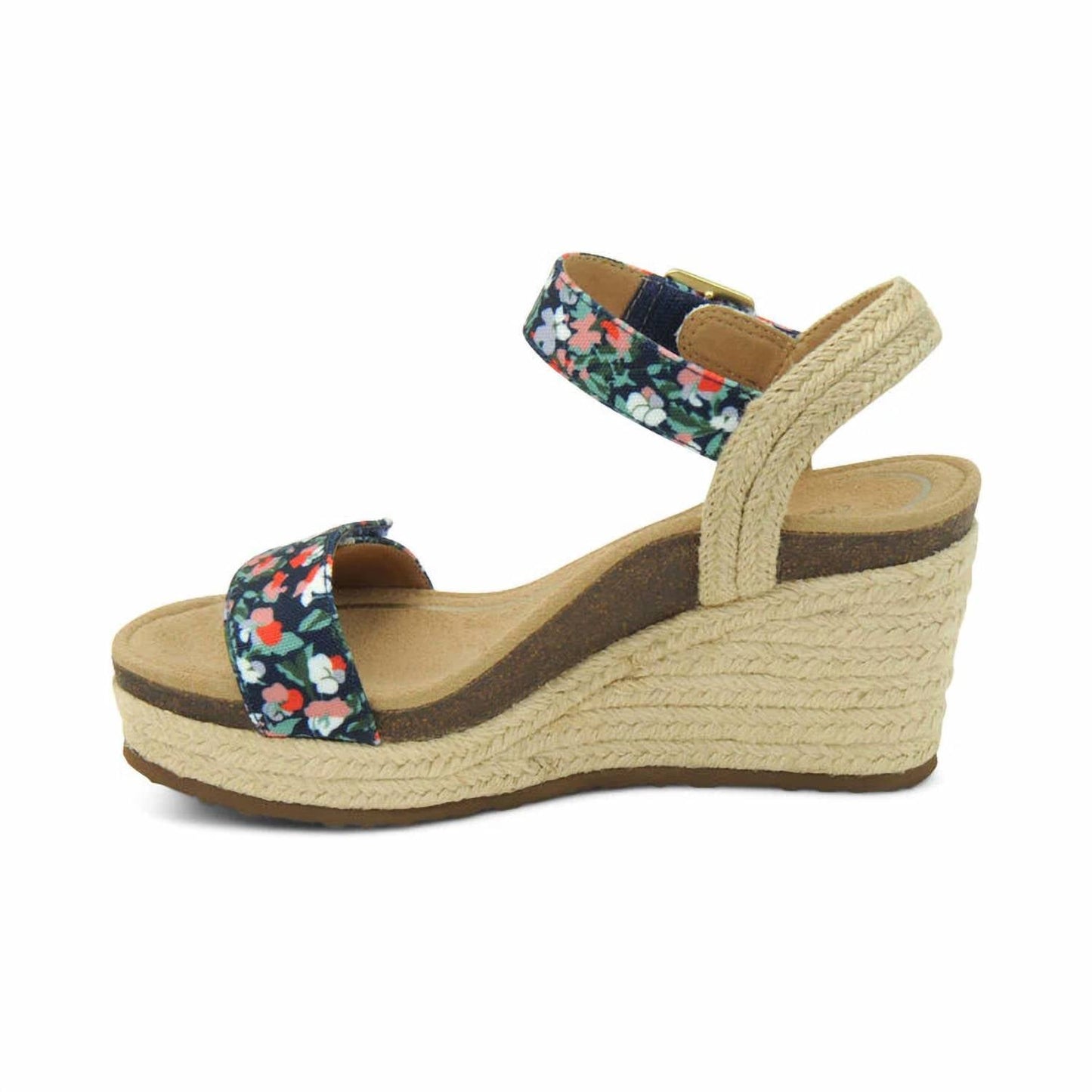 Aetrex - SYDNEY QUARTER STRAP WEDGE SANDAL
