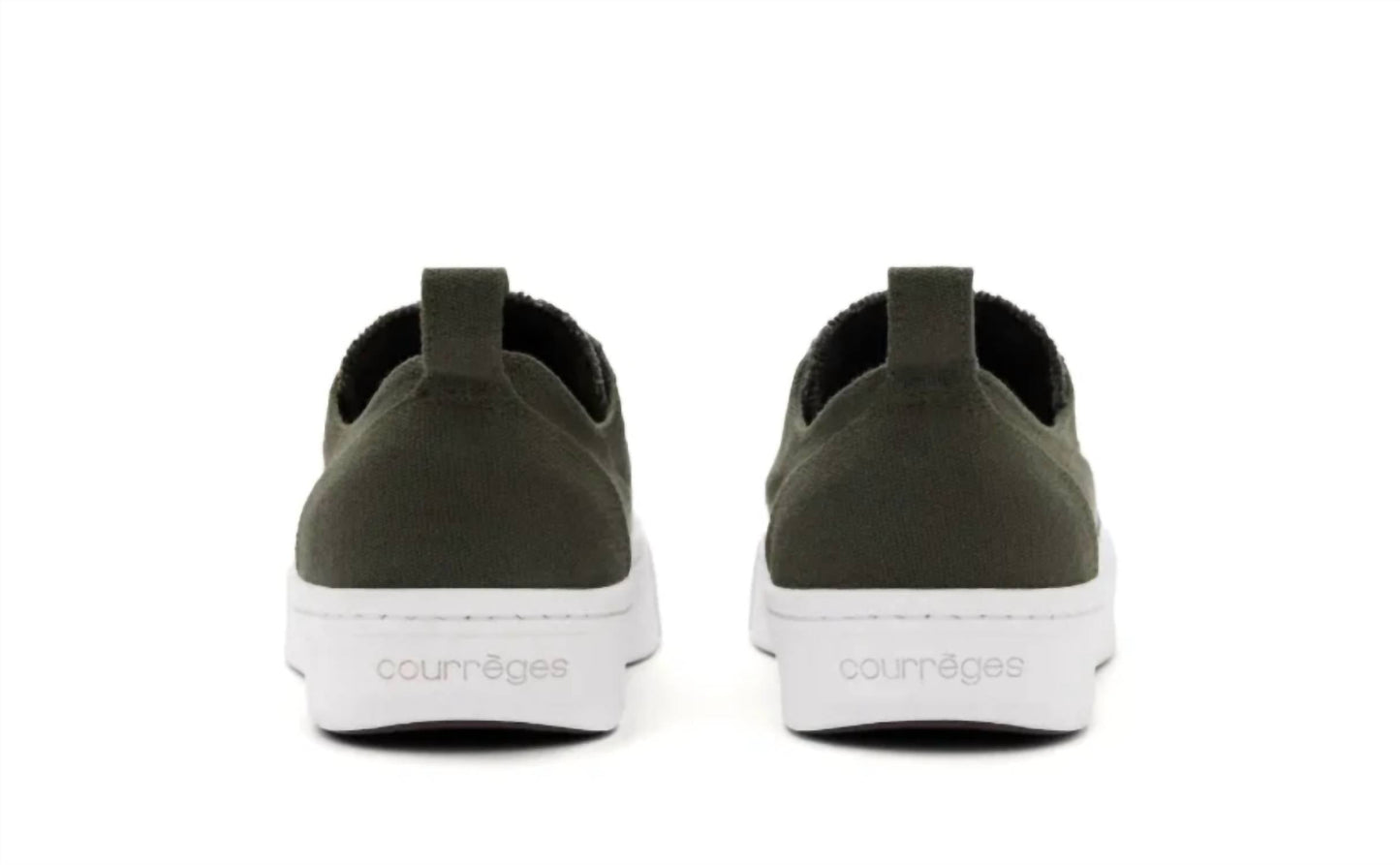 Courreges - Women's Canvas 01 Cotton Low Logo Sneakers