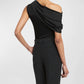 Alexander Mcqueen - Asymmetric draped jersey top