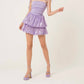 Amylynn - Elleni Double Tie Puff Ball Sequin Mini Dress