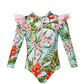 Lia Sahara - Girl's Zipper Long Sleeve One Piece
