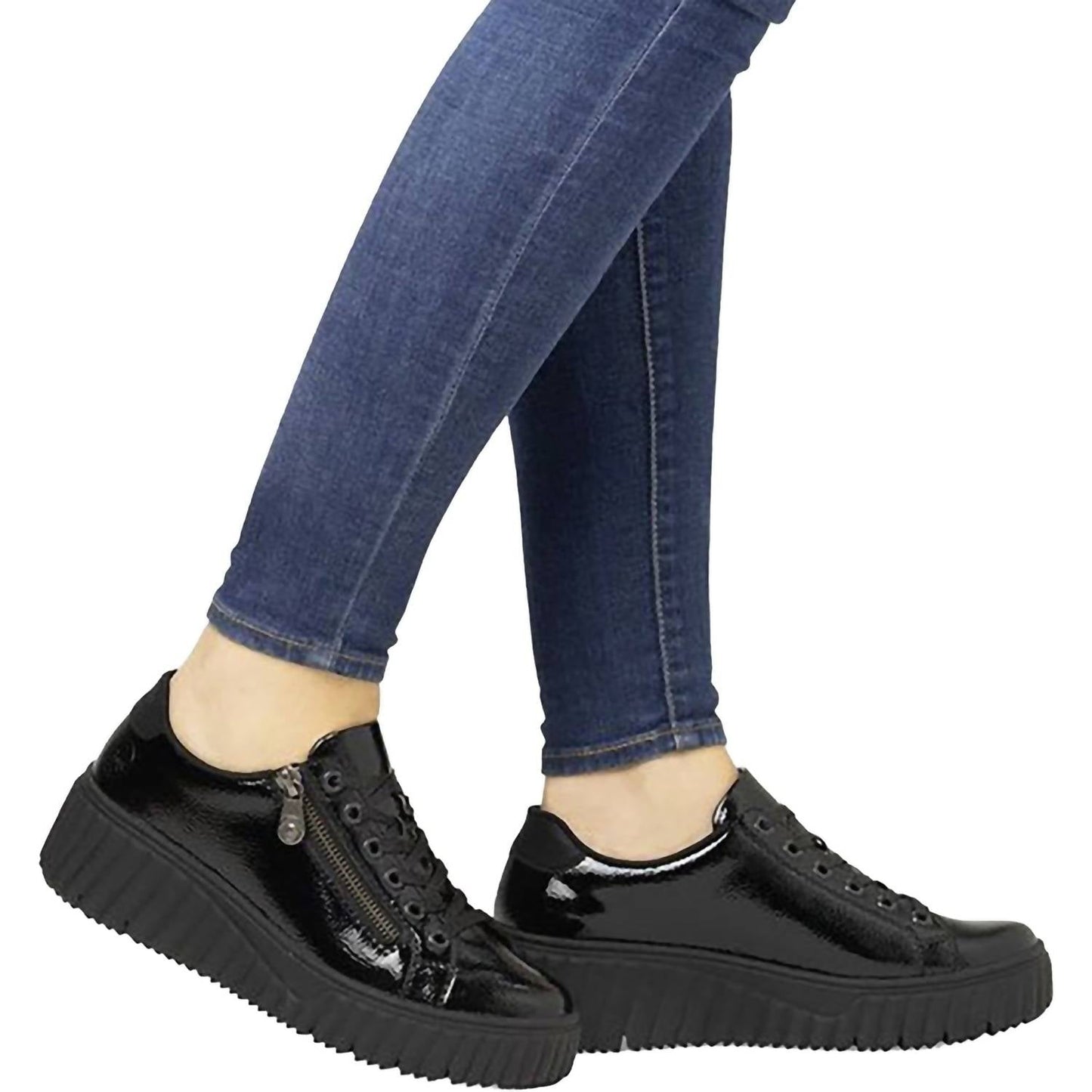 Rieker - Women's Crashlack Patent Leather Shoes