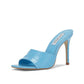 Steve Madden - Women's Signal Square Open Toe Mule High Stiletto Heeled Sandal