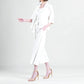 Clara Sunwoo - Linen Knit - Hi-Low Pocket Cardigan Jacket