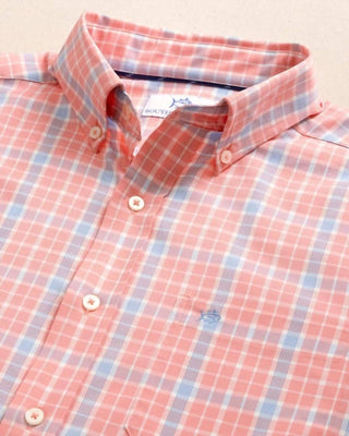 Southern Tide - Beckenham Plaid Intercoastal Long Sleeve Sport Shirt