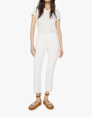 Mother - Insider Crop Step Fray Jeans