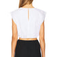A.L.C. - Billie Sleeveless Cropped Crew Neck T-shirt