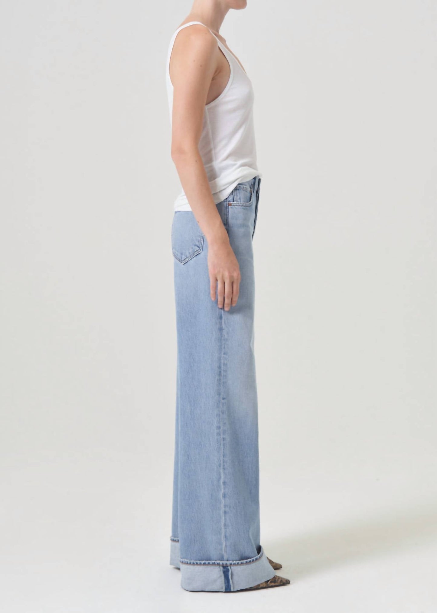 Agolde - Dame High Rise Wide Leg Jean