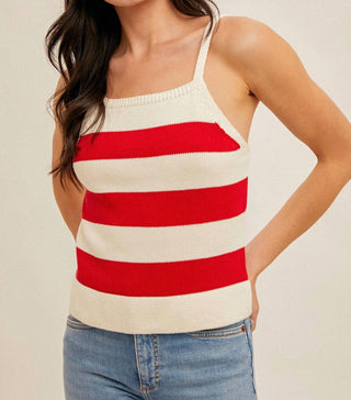 Hem & Thread - Nancy Striped Sweater Top