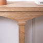 Rustic Archway Console Table – 60" Long Entryway Table with Decorative Arched Legs