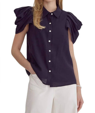 Entro - Button Up Collared Top