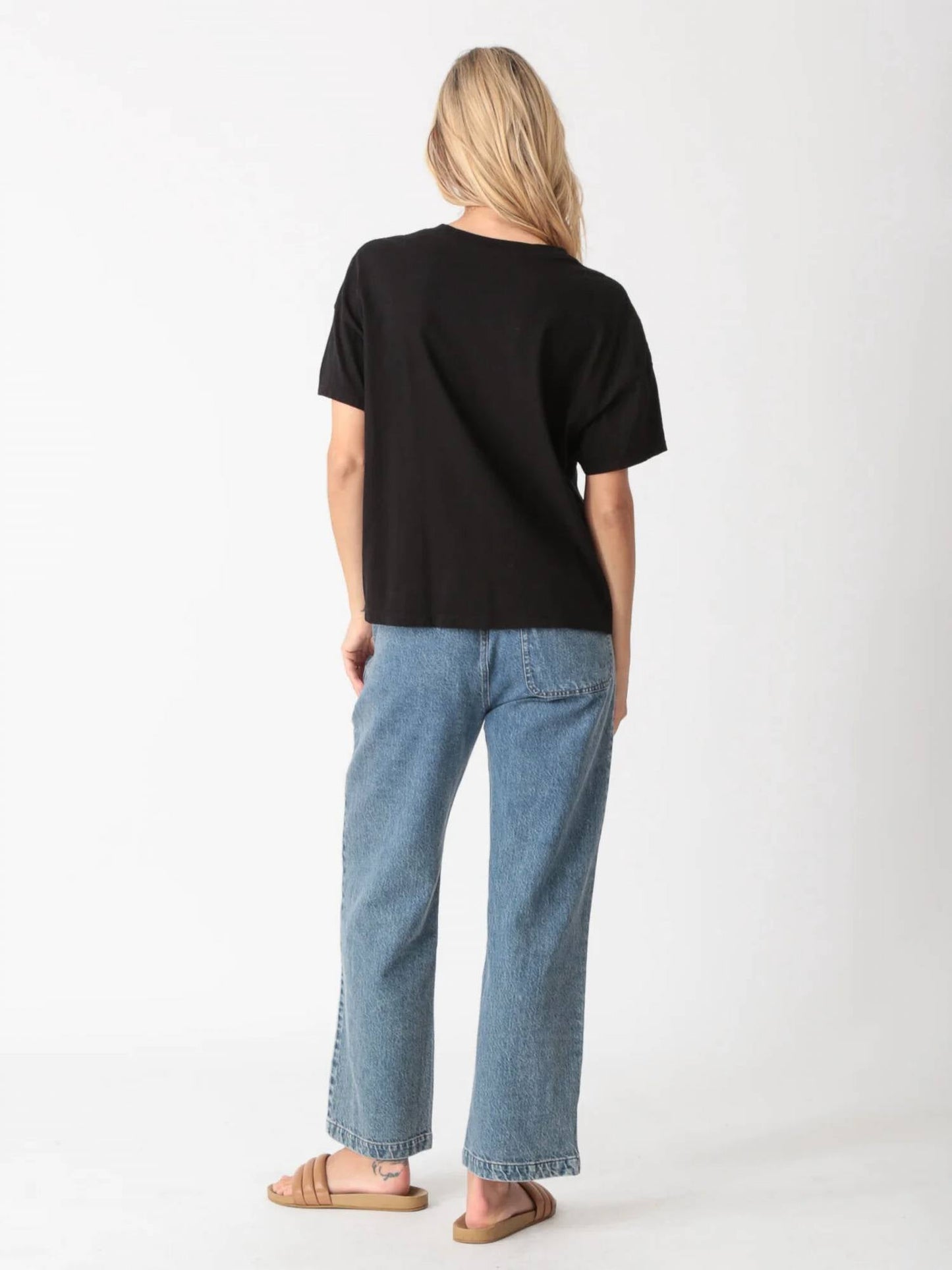Electric & Rose - Chase Brushed Slub V Top