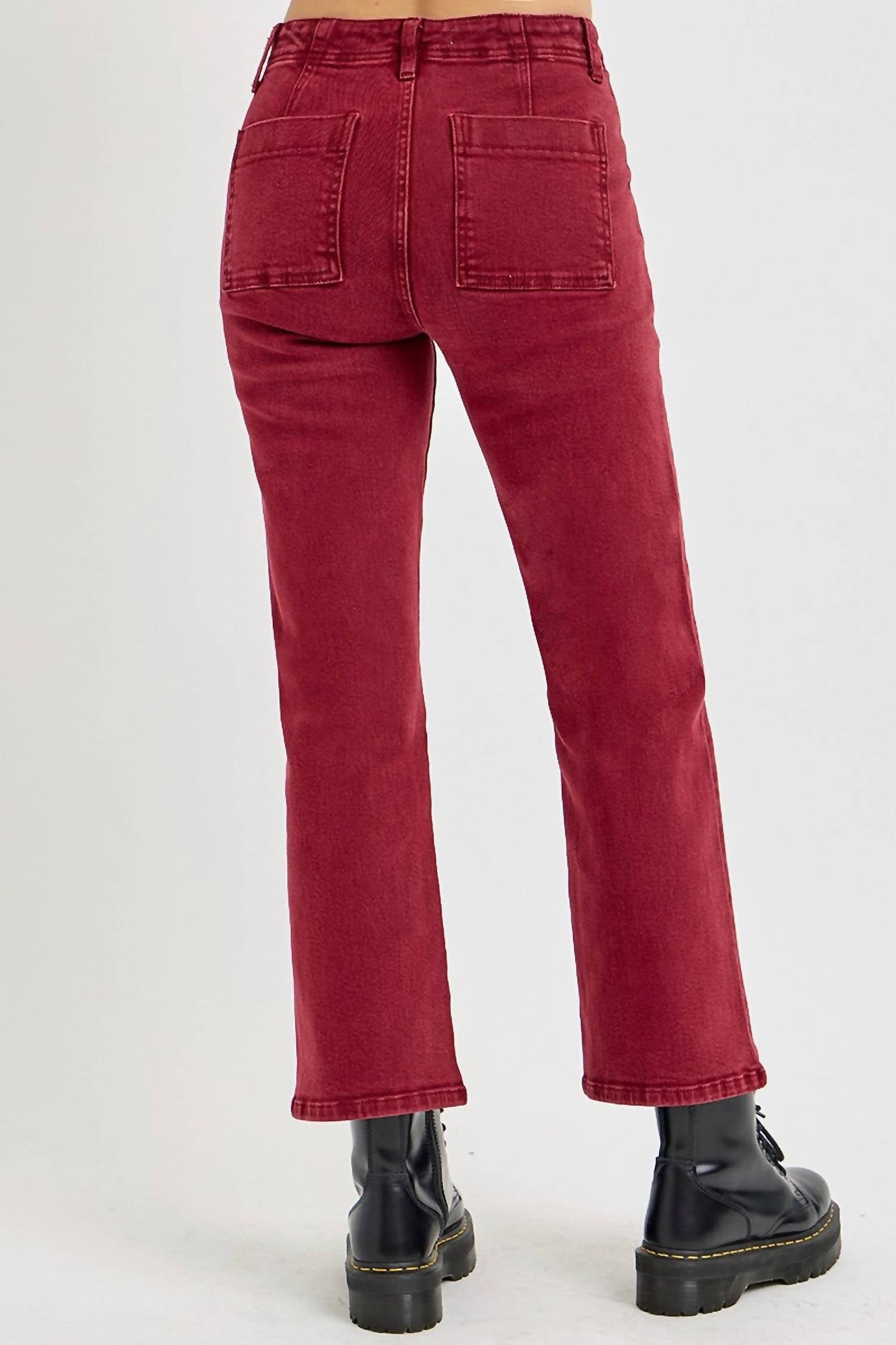 Risen - High Rise Ankle Flare Risen Jeans