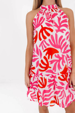 J.Marie - Lara High Neck Mini Dress