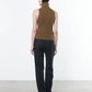 Enza Costa - RIB SLEEVELESS TURTLENECK SWEATER