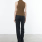 Enza Costa - RIB SLEEVELESS TURTLENECK SWEATER