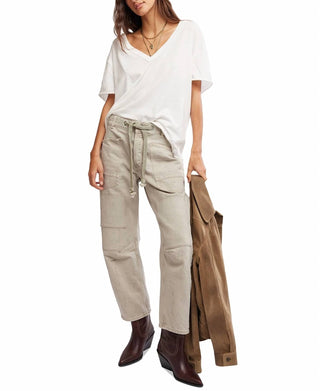 Free People - Moxie Pull-on Barrel Jeans