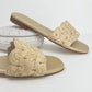 Coco Indigo - Women's Capri Textured Band Slip-on Sandals