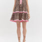 Entro - Women's Leopard Print Sleeveless Mini Dress