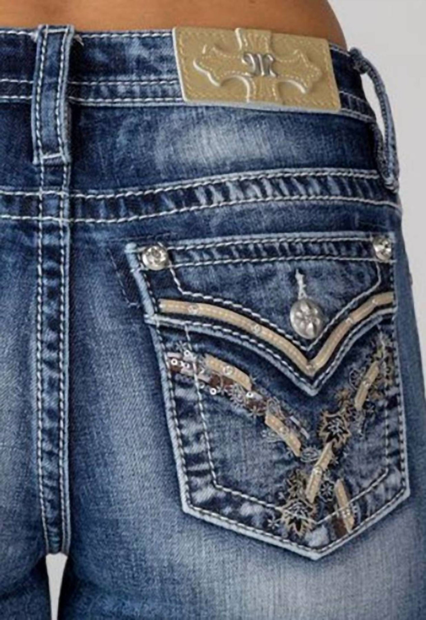 Miss Me - Women's Mid-rise Boot Cut Jean