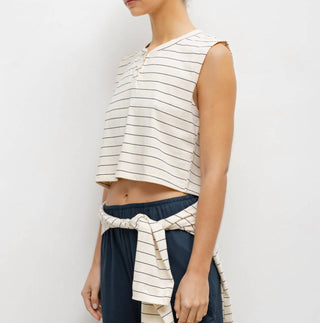 Leset - Women's Margo Stripe Crop Top
