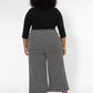 Leota Women's Judy Check Culottes Black