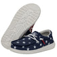 Hey Dude - Wally Youth Patriotic Flag Shoe