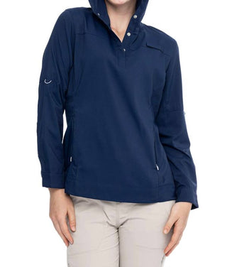 Coolibar - Sea Spray Henley Hooded Sweatshirt