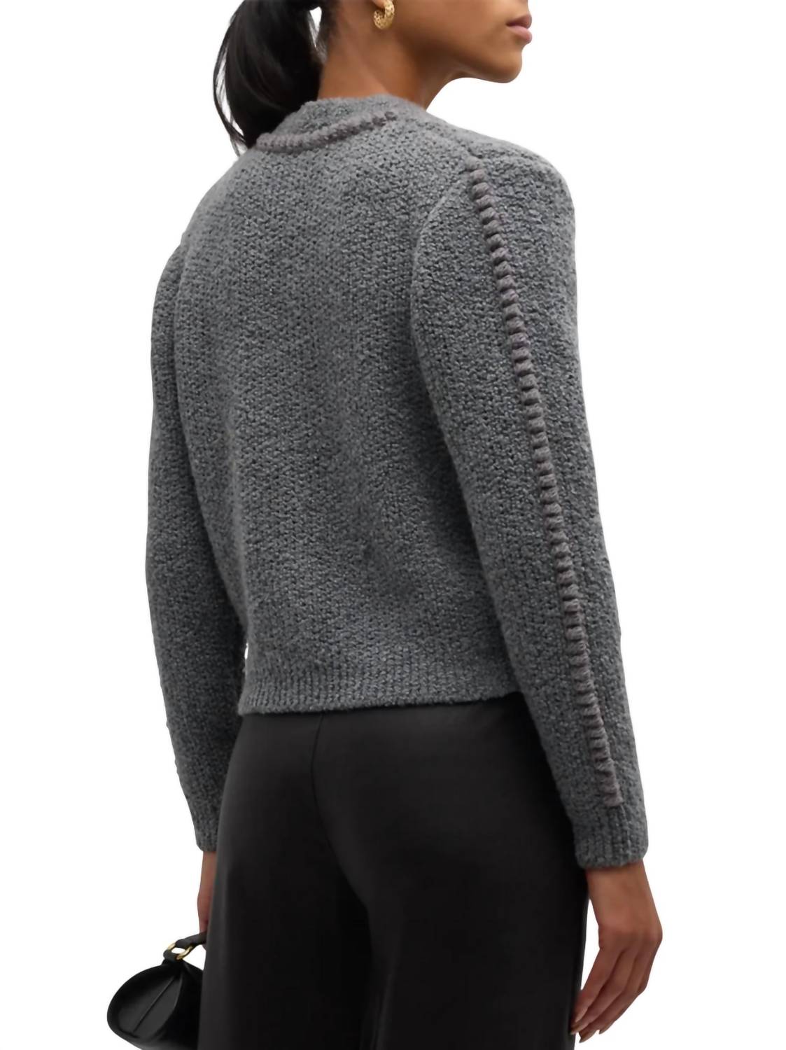 Frame - Double Pocket Cropped Cardigan