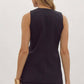 Entro - Button Up V-neck Vest