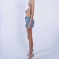 Che By Chelsey - Jacqueline Denim Mini Skirt