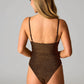 Buddylove - Tilly Glitter V Neck One Piece Swimsuit