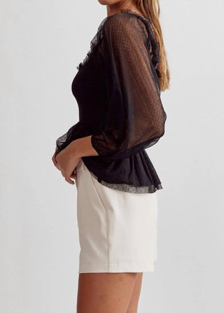 Entro - Kait Swiss Dot Top