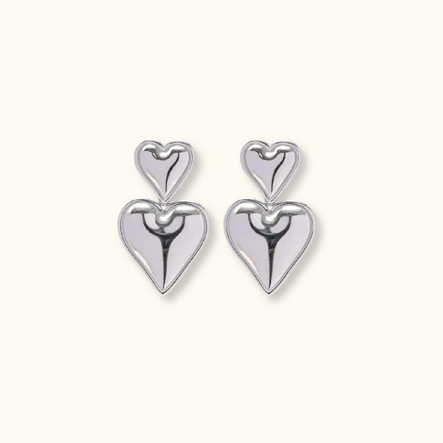Alv Jewels - Women's Bailey Aubrey Heart Stud Earrings