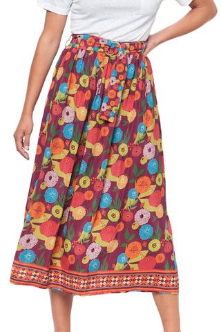 Emily Lovelock - Bella Bouquet Print Skirt