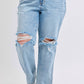 Judy Blue - High Waist Rigid Magic Destroy 90's Straight Jean