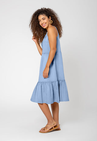 Leota Women's Esmeralda Dress in Chambray Lord & Taylor Blue