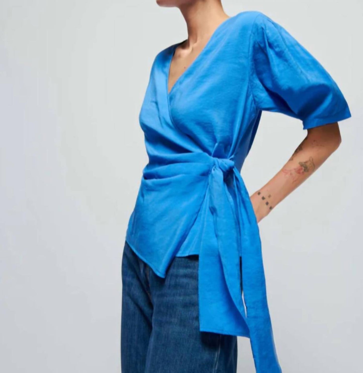Nation Ltd - Luisa Tie Front Top