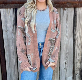 Entro - Golden Horseshoe Cardigan