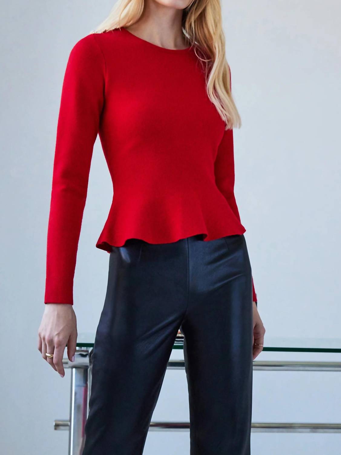 Generation Love - Panache Peplum Sweater
