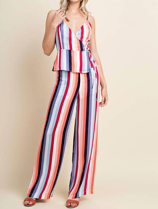 Honey Punch - Luna Striped Pants