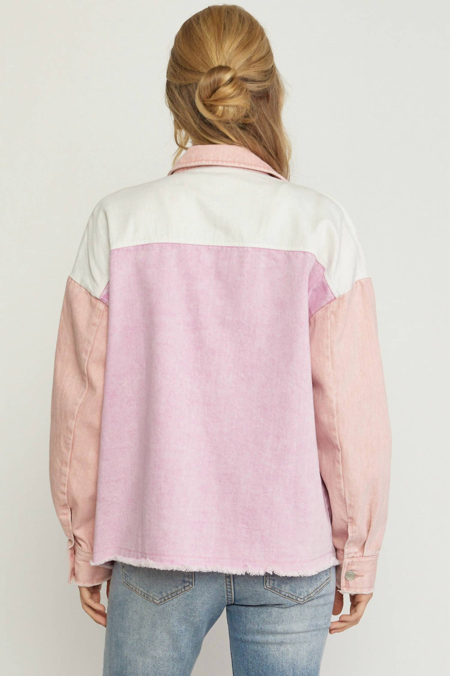Entro - Colorblock Denim Jacket