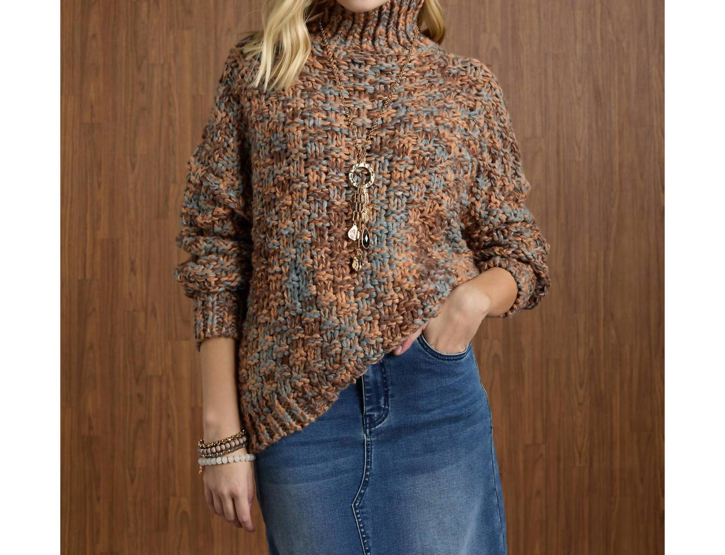 Coco + Carmen - Hoge Chunky Loose Knit Sweater