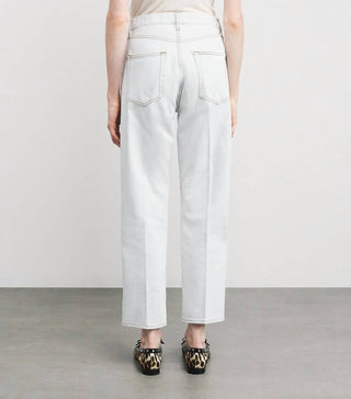 Frame - Women's Vertical Crop Straight-leg Jean