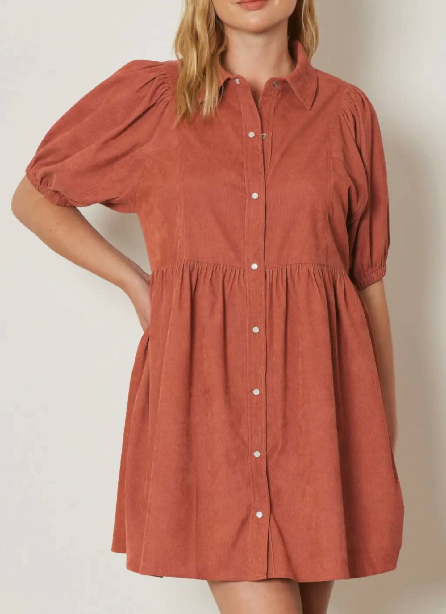 Entro - Corduroy Dress