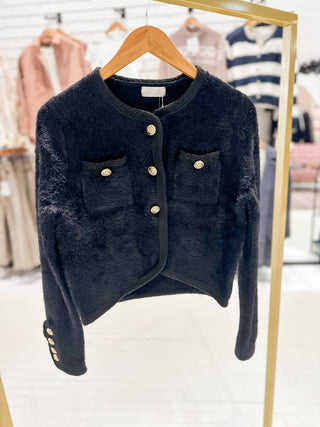 Q2 - Vanessa Fuzzy Cardigan Jacket