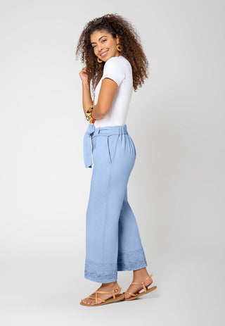 Leota Women's Lupita Culottes Dress in Chambray Blue 2XL Lord & Taylor Blue Size XXL