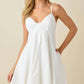 Baby Pink - Strappy Sweetheart Neck Mini Dress