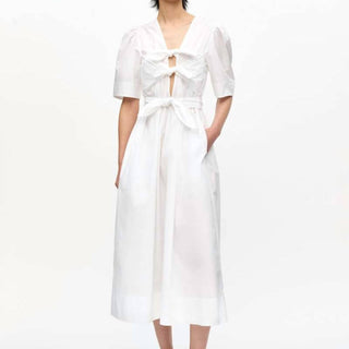 Ganni - Washed Stretch Midi Dress